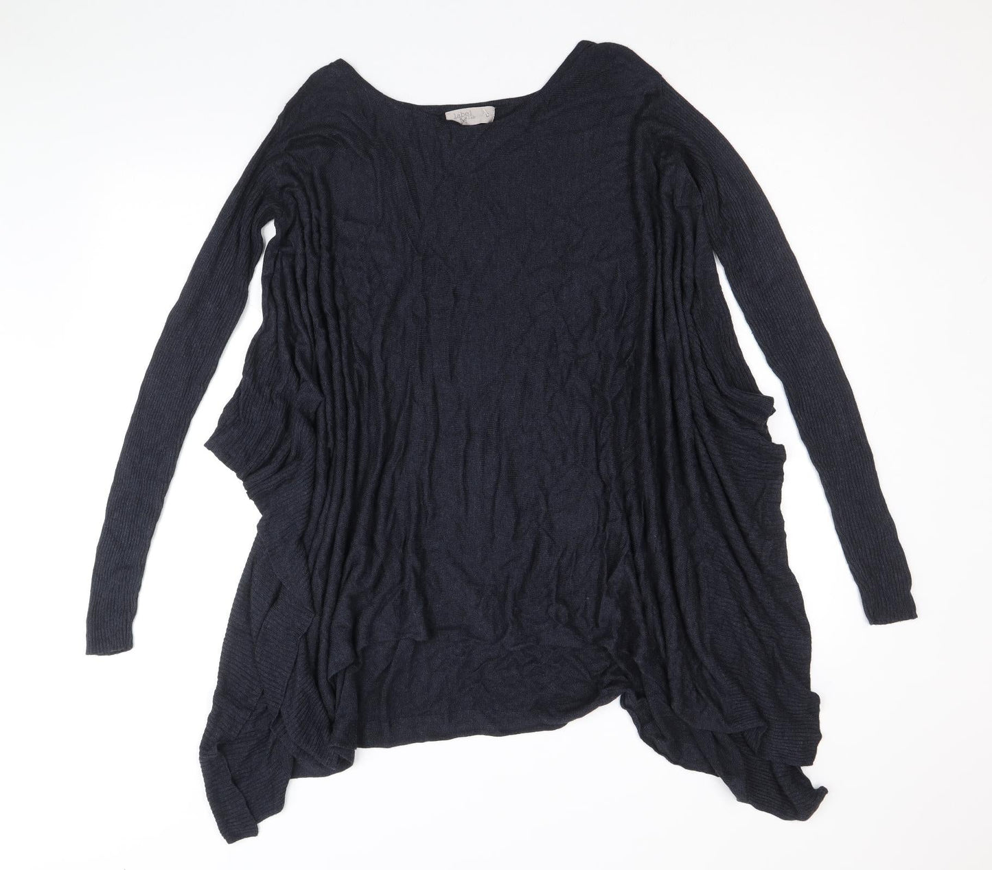 Womens UK Size S Label Lab Blue Cardigan Jumper