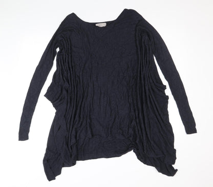Womens UK Size S Label Lab Blue Cardigan Jumper