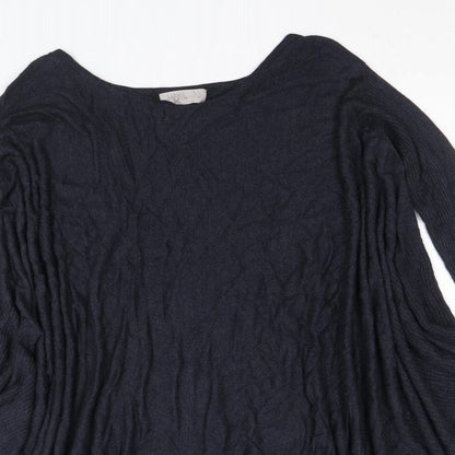 Womens UK Size S Label Lab Blue Cardigan Jumper