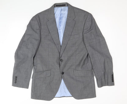 Mens UK Size 38 Marks and Spencer Regular Grey Suit Jacket