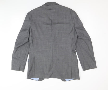 Mens UK Size 38 Marks and Spencer Regular Grey Suit Jacket