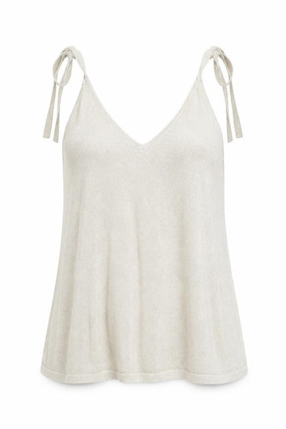 Womens UK Size S Monsoon Gold Basic Tank