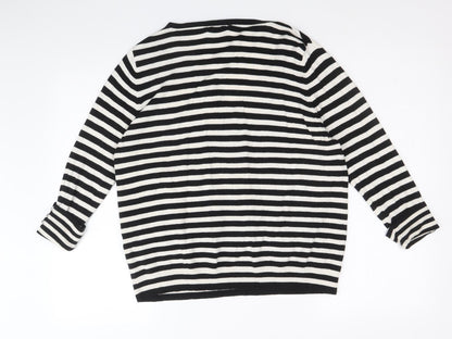 Womens UK Size L Planet Black Pullover Jumper