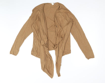 Womens UK Size S H&M Brown Cardigan Jumper