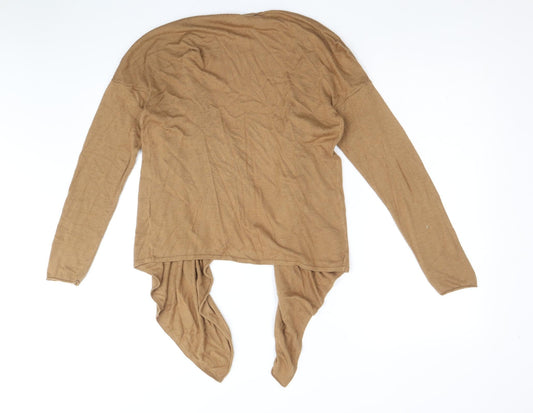 Womens UK Size S H&M Brown Cardigan Jumper