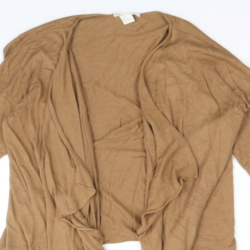Womens UK Size S H&M Brown Cardigan Jumper