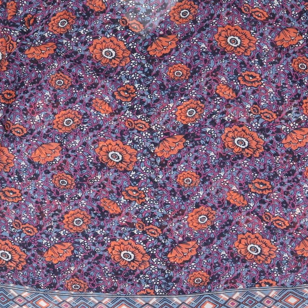 Womens UK Size 8 Cherokee Multicoloured Basic Blouse