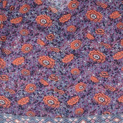 Womens UK Size 8 Cherokee Multicoloured Basic Blouse