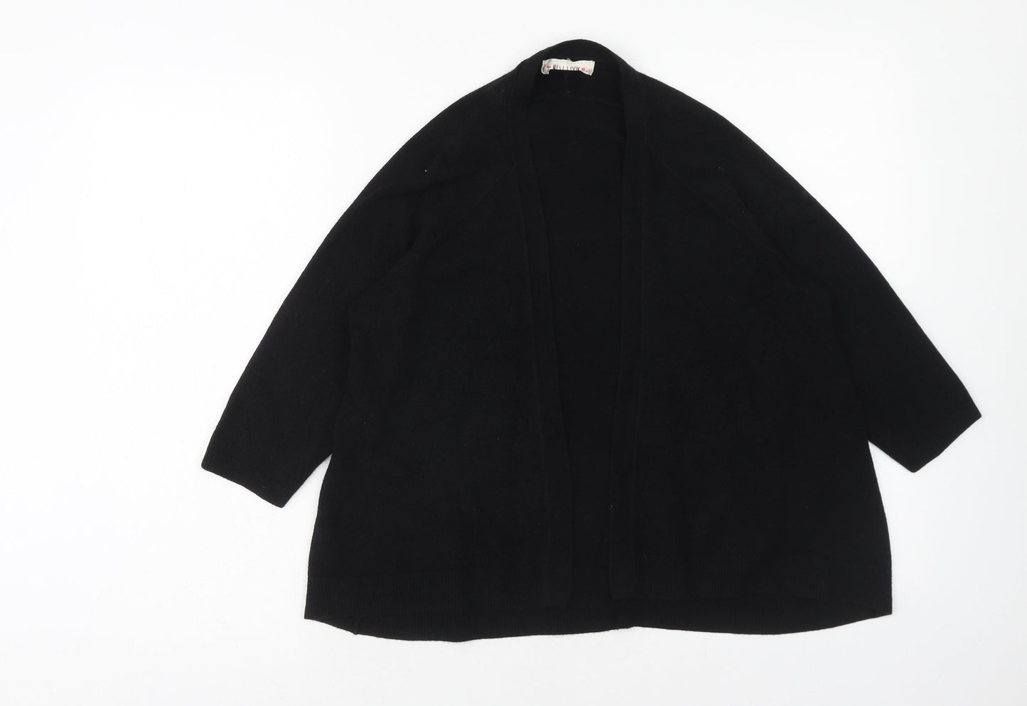 Womens UK Size 8 New Look Black Cardigan Jumper