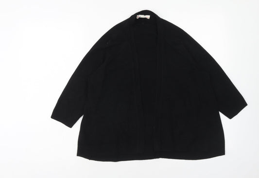 Womens UK Size 8 New Look Black Cardigan Jumper