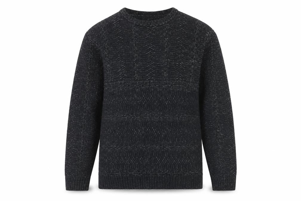 Cedarwood State Mens Blue Round Neck Acrylic Pullover Jumper Size M Long Sleeve