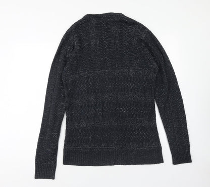 Cedar Wood State Mens Blue Round Neck Acrylic Pullover Jumper Size M Long Sleeve