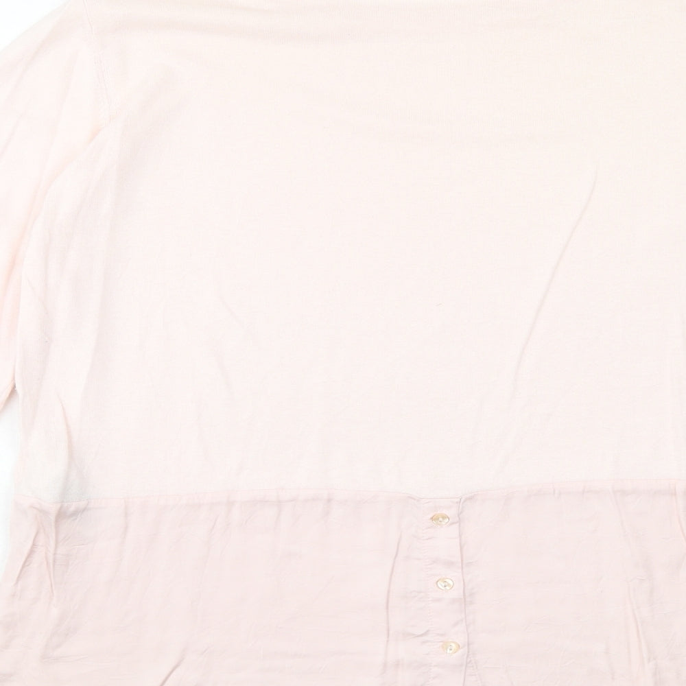 Womens UK Size 12 Marks and Spencer Pink Pullover Jumper
