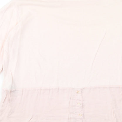 Womens UK Size 12 Marks and Spencer Pink Pullover Jumper