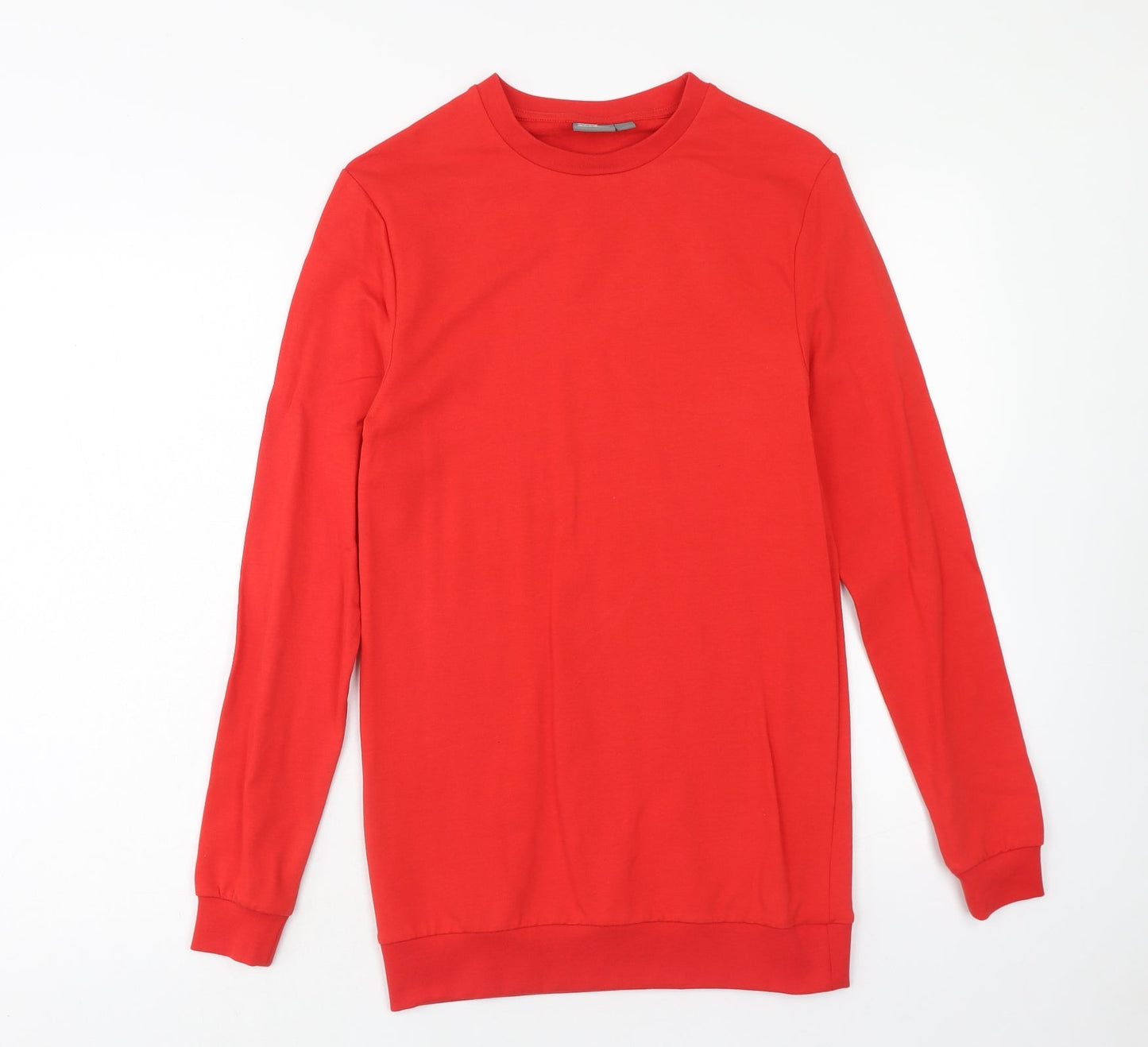 Womens UK Size XS ASOS Red Pullover Sweatshirt