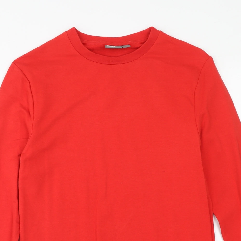 Womens UK Size XS ASOS Red Pullover Sweatshirt