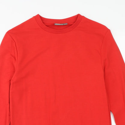 Womens UK Size XS ASOS Red Pullover Sweatshirt