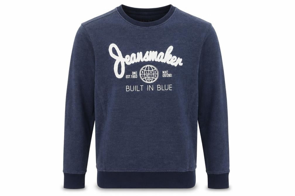 Mens UK Size S Blend Blue Pullover Sweatshirt