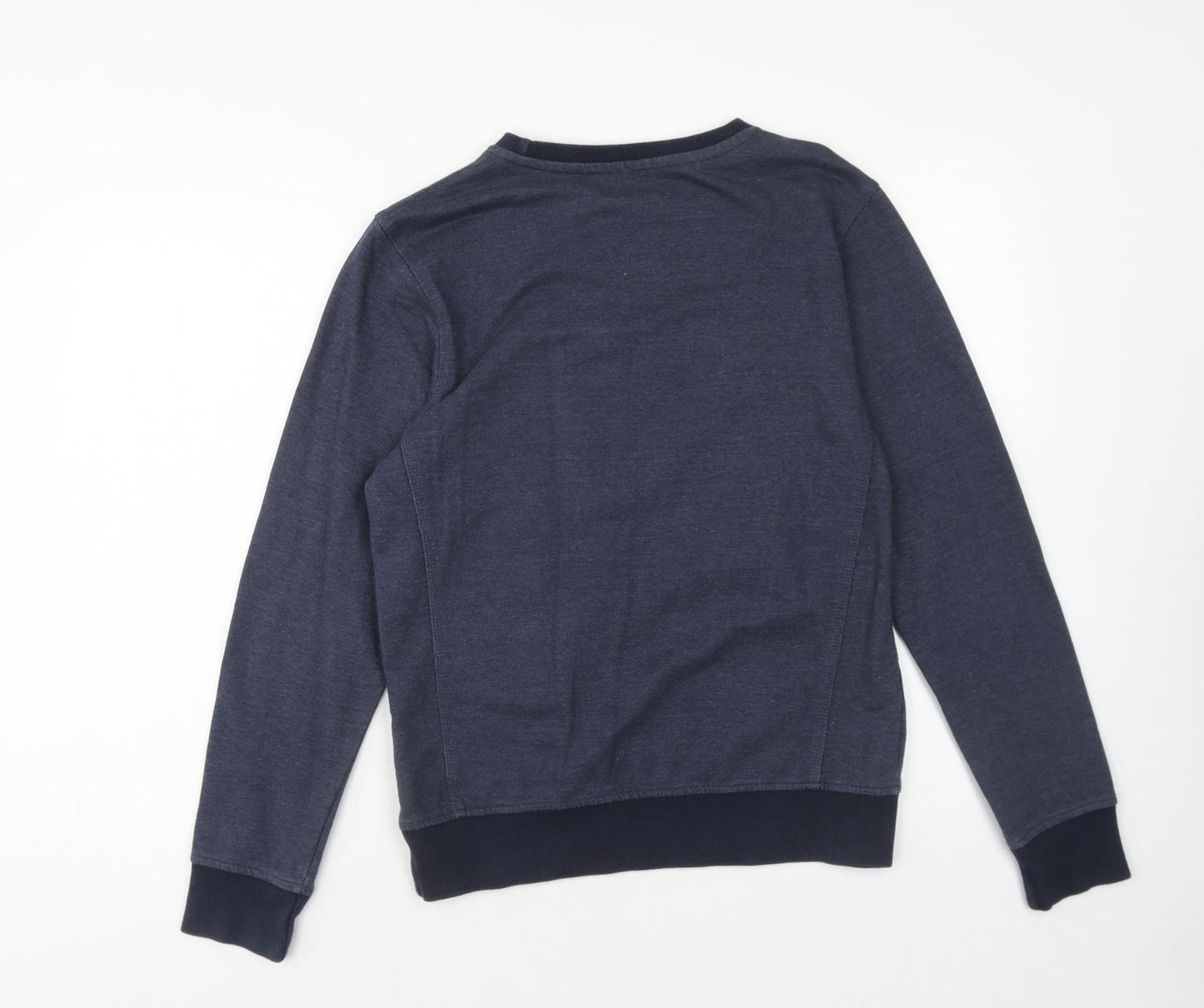 Mens UK Size S Blend Blue Pullover Sweatshirt