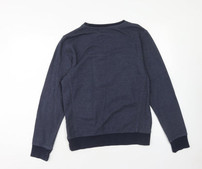 Mens UK Size S Blend Blue Pullover Sweatshirt