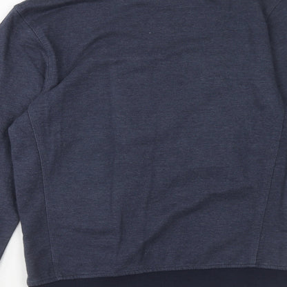 Mens UK Size S Blend Blue Pullover Sweatshirt