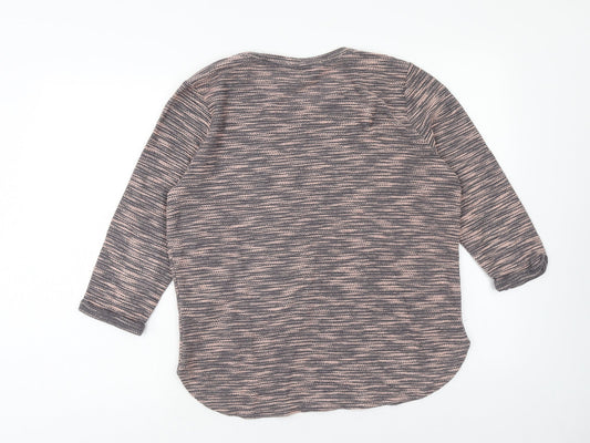 Womens UK Size S H&M Pink Pullover Jumper