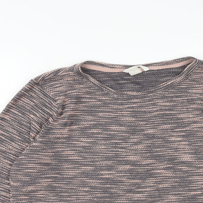 Womens UK Size S H&M Pink Pullover Jumper
