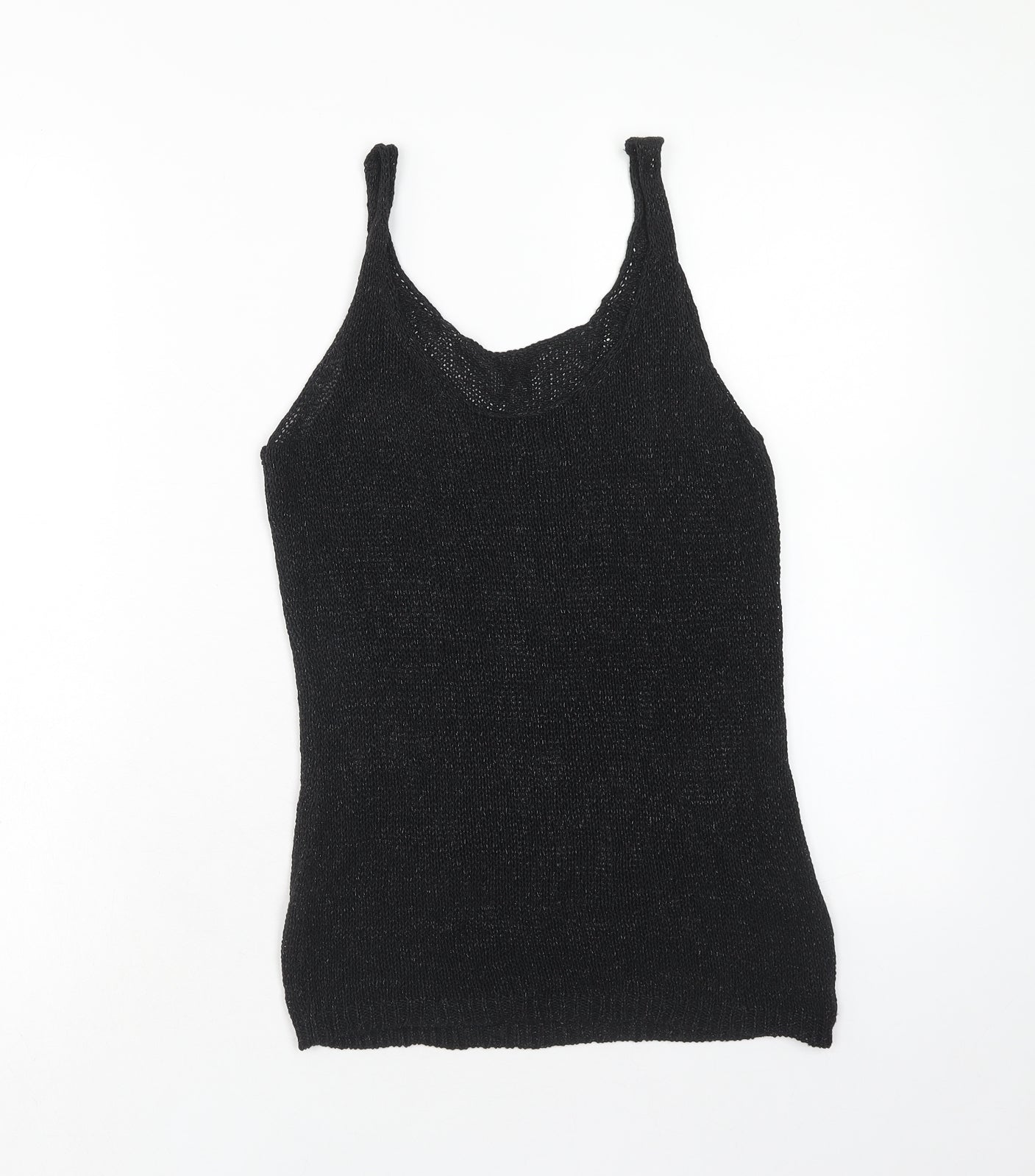 Womens UK Size 8 NEXT Black Basic Tank