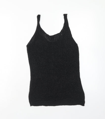 Womens UK Size 8 NEXT Black Basic Tank