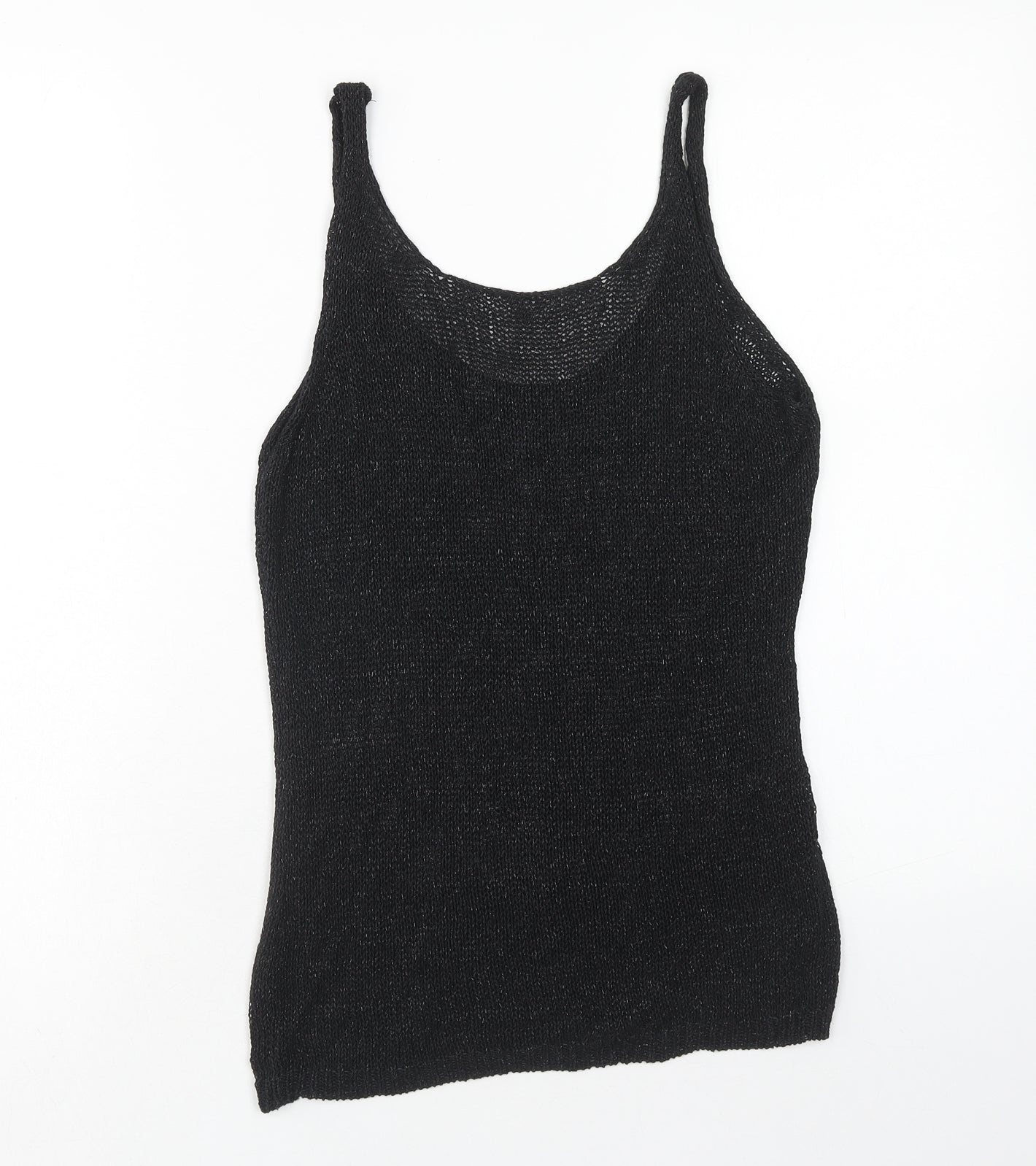 Womens UK Size 8 NEXT Black Basic Tank