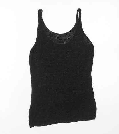 Womens UK Size 8 NEXT Black Basic Tank