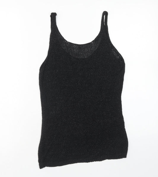 Womens UK Size 8 NEXT Black Basic Tank