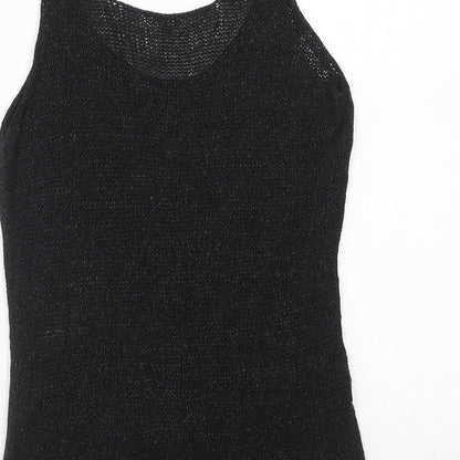 Womens UK Size 8 NEXT Black Basic Tank