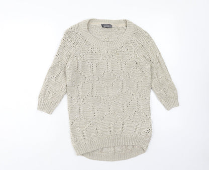 Womens UK Size 10 Marks and Spencer Brown Pullover Jumper