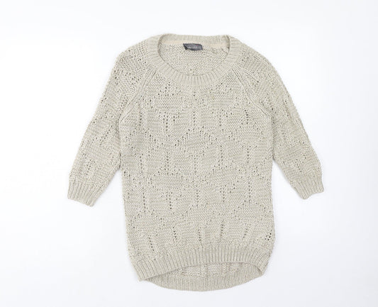 Womens UK Size 10 Marks and Spencer Brown Pullover Jumper