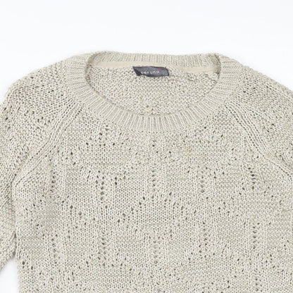 Womens UK Size 10 Marks and Spencer Brown Pullover Jumper