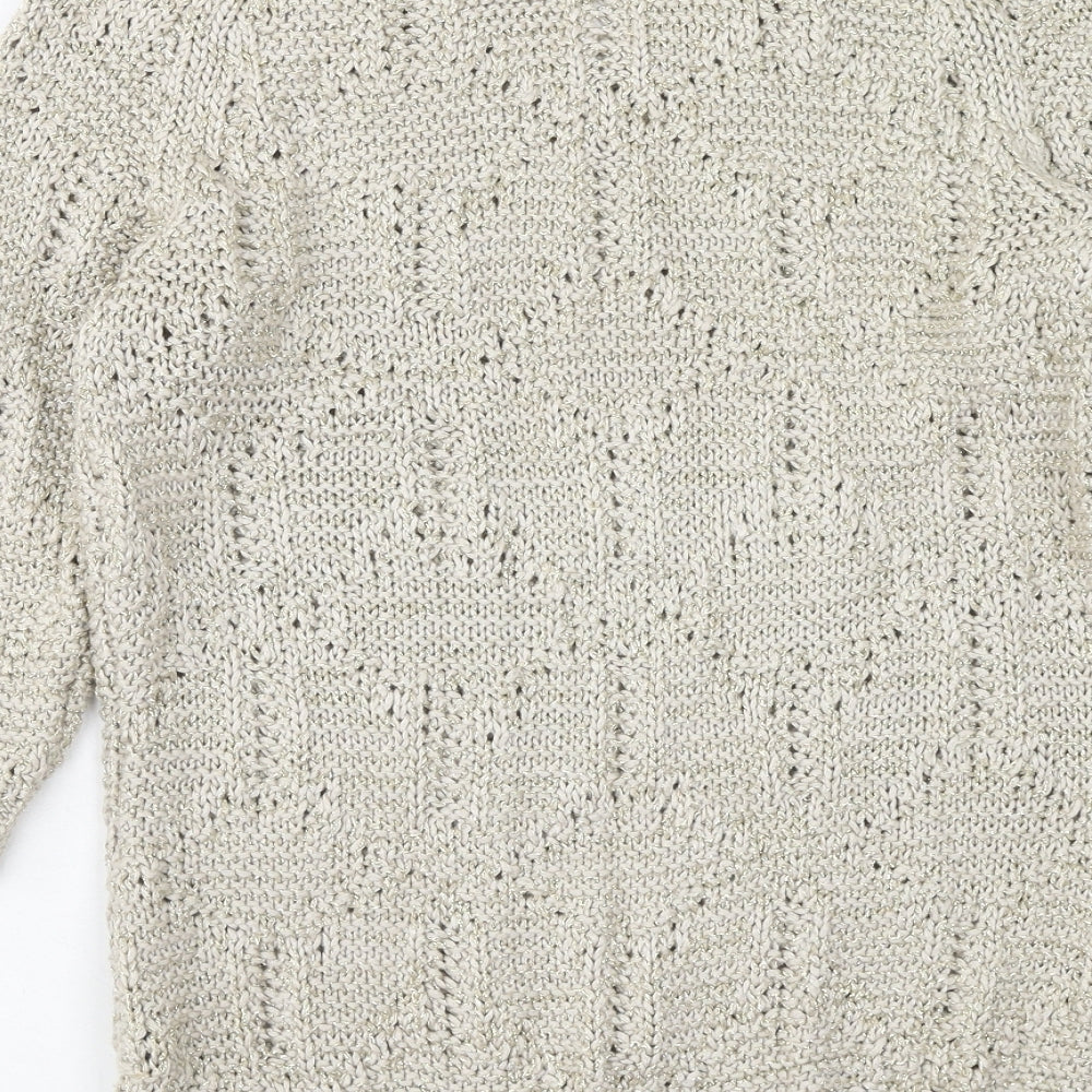 Womens UK Size 10 Marks and Spencer Brown Pullover Jumper