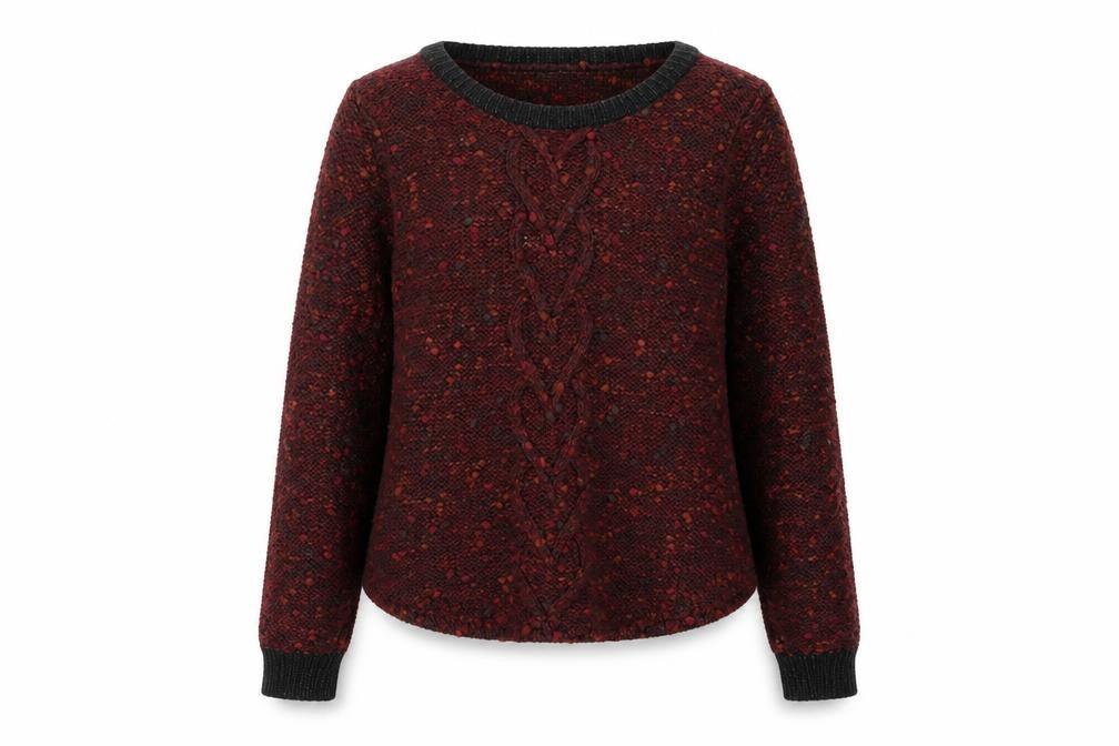 Womens UK Size 10 Warehouse Red Pullover Jumper
