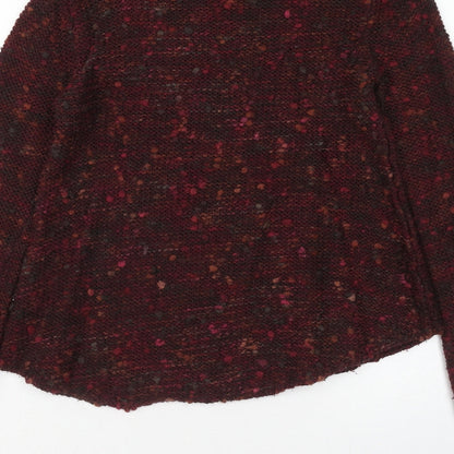 Womens UK Size 10 Warehouse Red Pullover Jumper