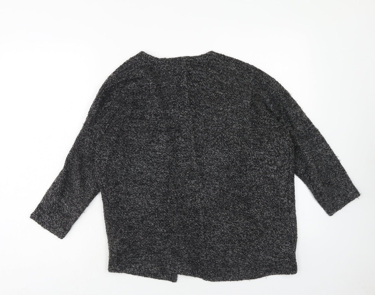 Womens UK Size M H&M Grey Cardigan Jumper