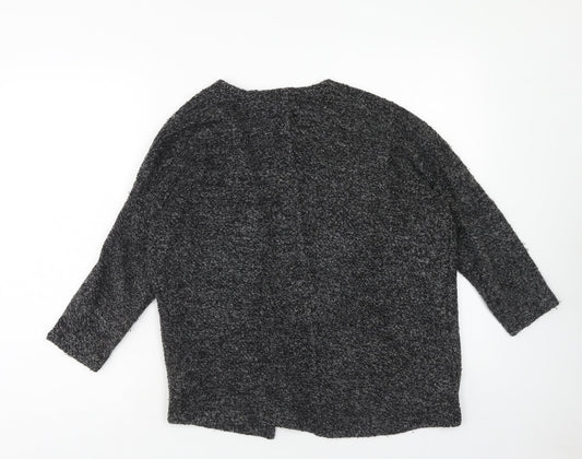 Womens UK Size M H&M Grey Cardigan Jumper