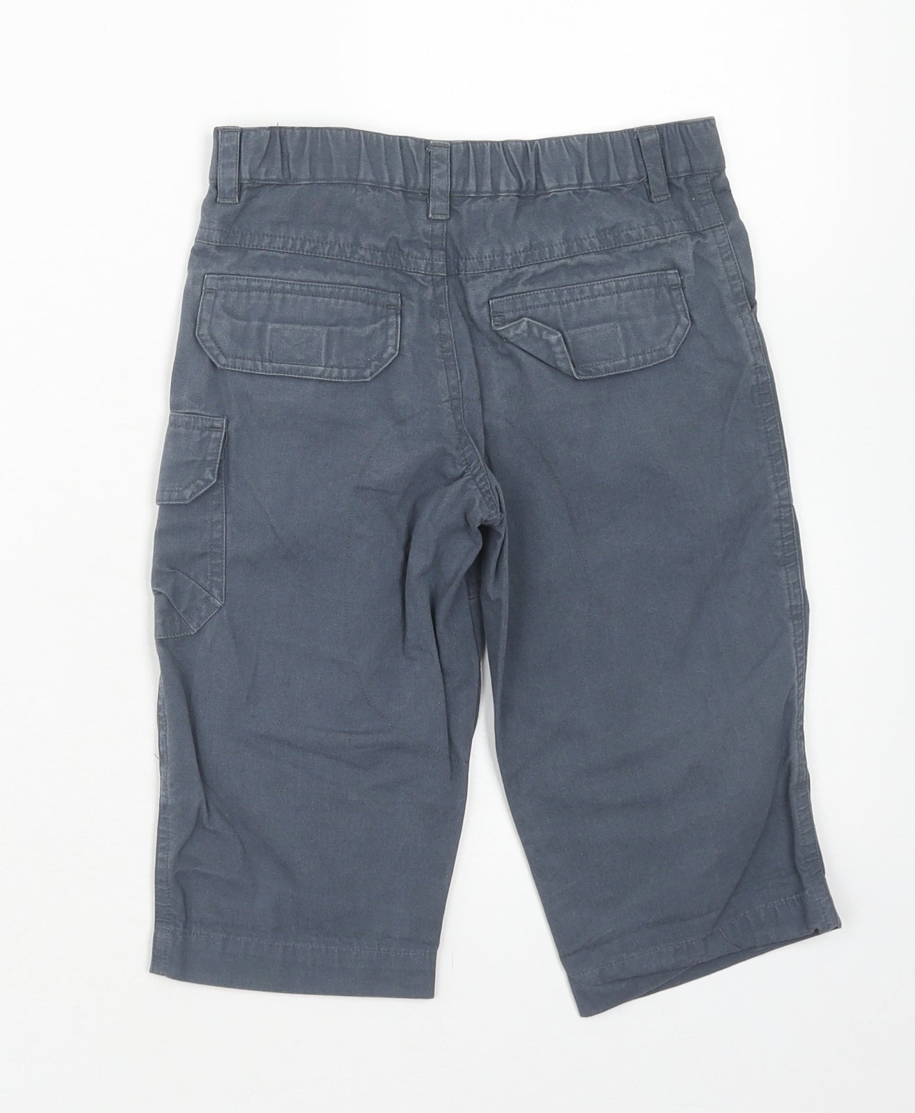 Ladybird Boys Grey Cotton Cargo Trousers Size 12-18 Months L50 cm Button