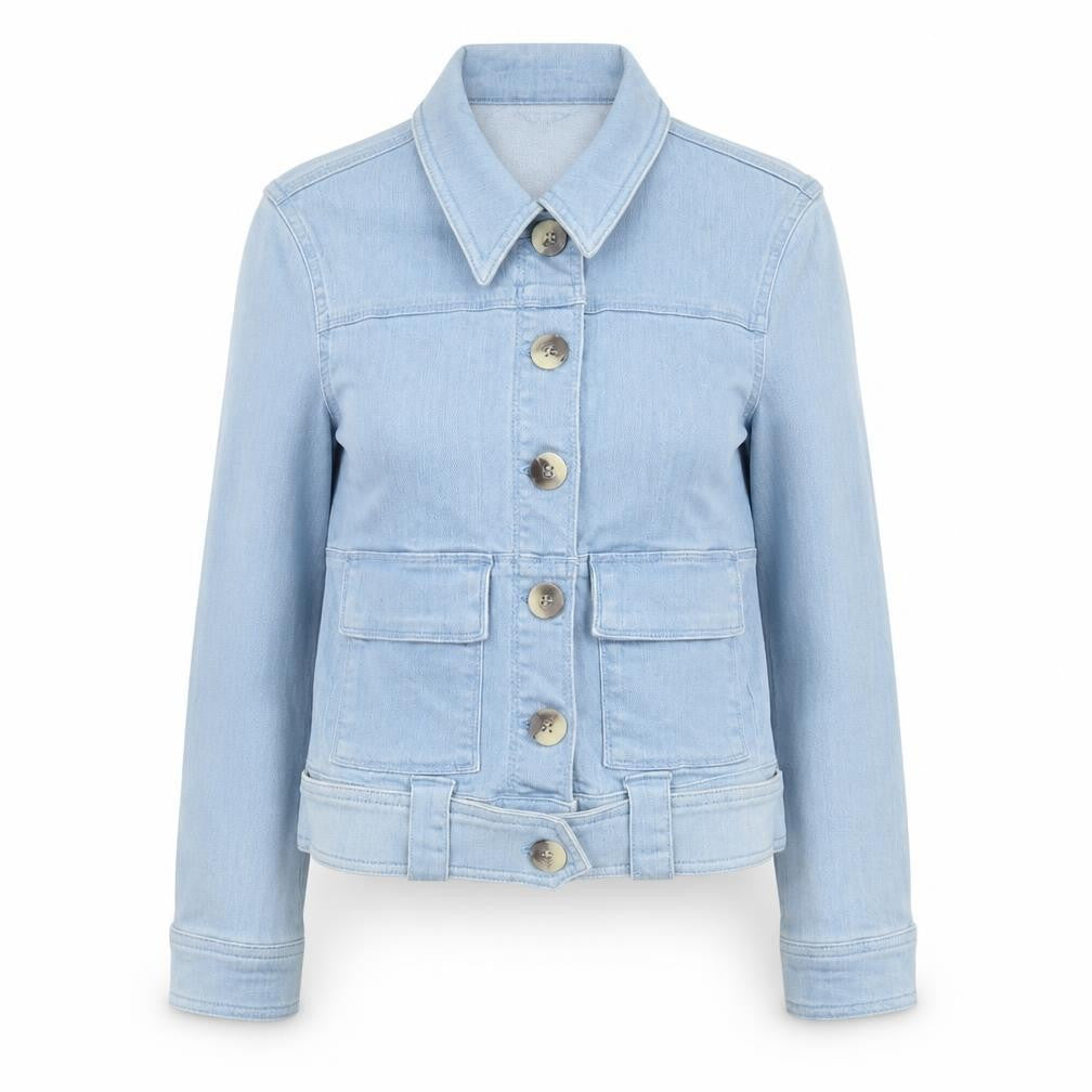 Marks & Spencer Womens Blue Jacket Size 6 Button