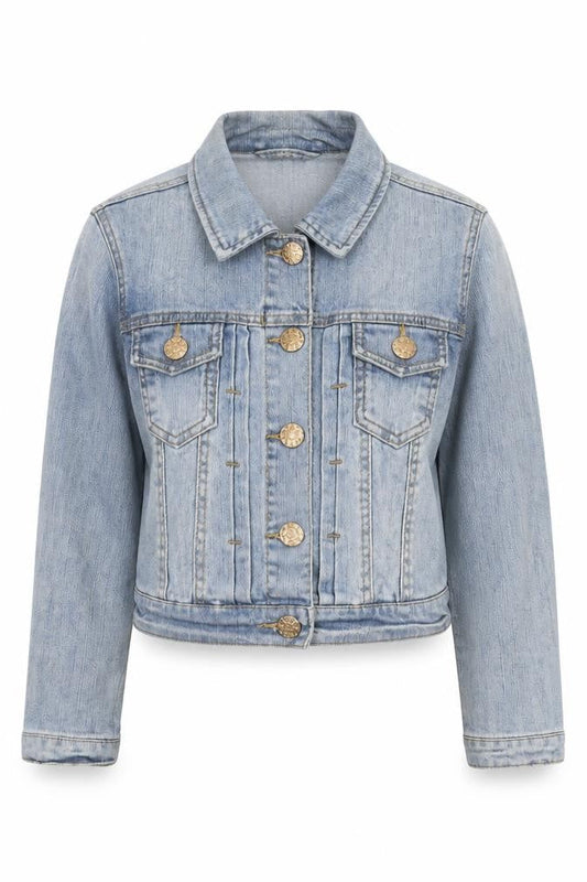 Womens UK Size 8 Denim & Co. Blue Jacket
