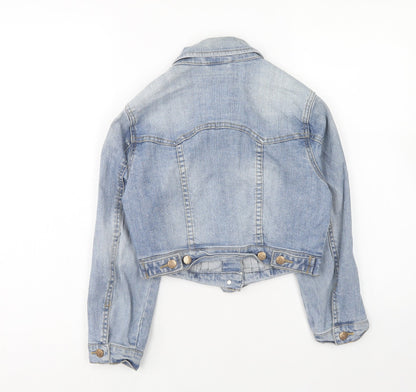 Womens UK Size 8 Denim & Co. Blue Jacket