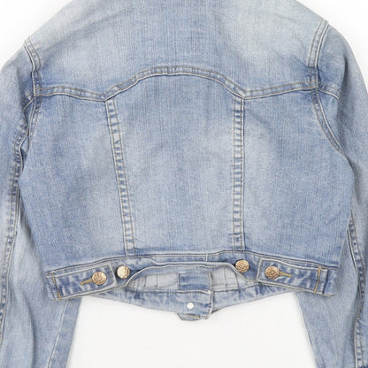 Womens UK Size 8 Denim & Co. Blue Jacket
