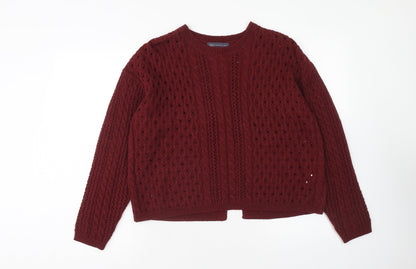 Womens UK Size 14 Marks and Spencer Purple Pullover Jumper