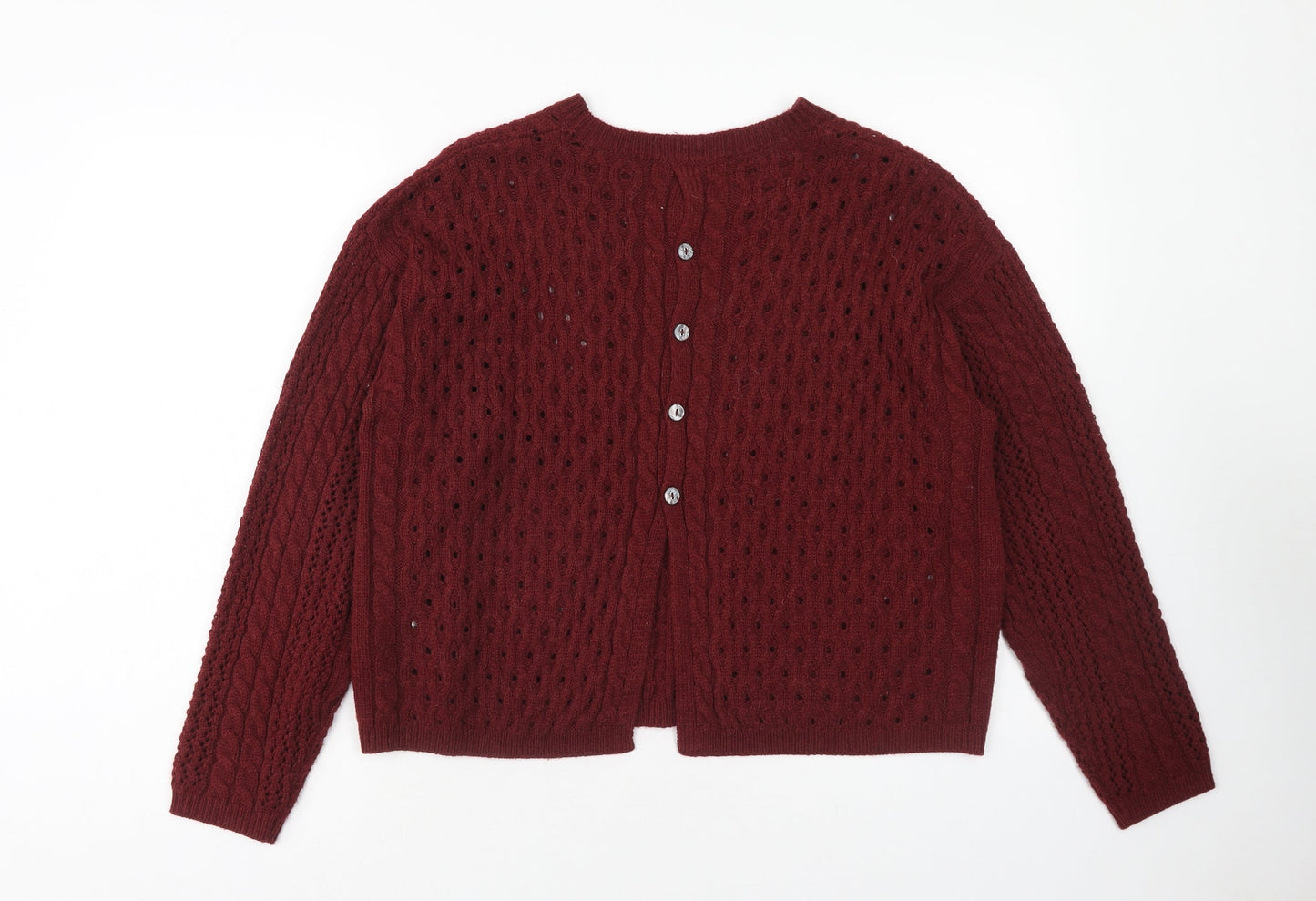 Womens UK Size 14 Marks and Spencer Purple Pullover Jumper