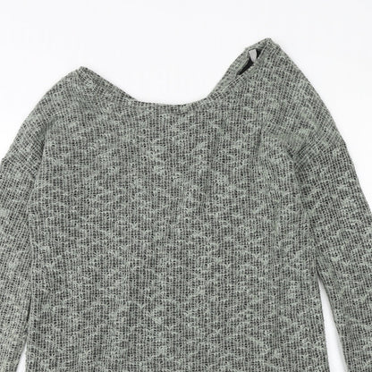 Womens UK Size 6 NEXT Green Tunic Jumper
