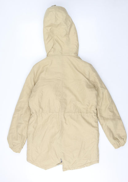 Womens UK Size S Noisy may Yellow Parka Coat